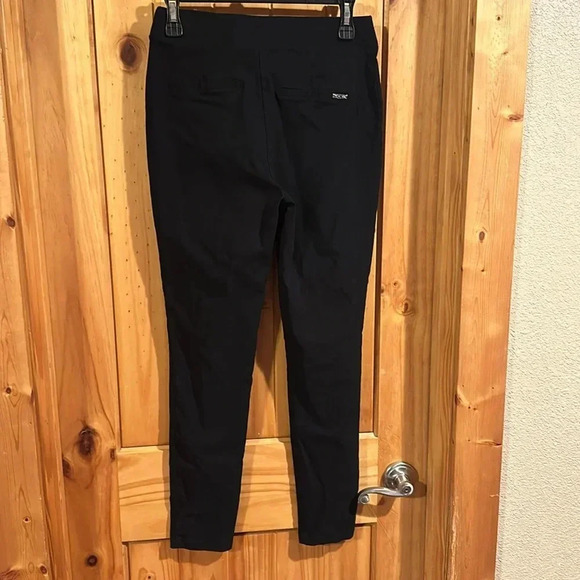 CK Calvin Klein black dress pants, size 6, stretchy, elastic waist - Picture 2 of 6